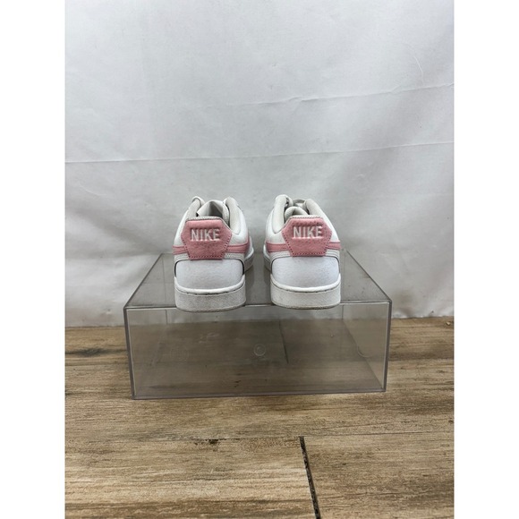 Nike Court Vision Low Sneakers Pink Swoosh Casual Shoes Women's Size - Picture 4 of 10